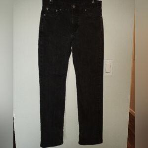 Levi's Womens Black Straight Jeans